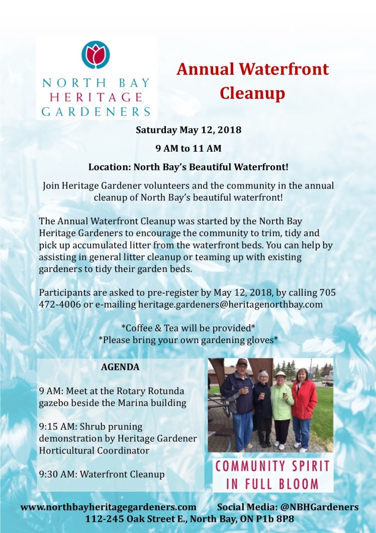 Annual Waterfront Cleanup 2018